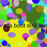 ntfs boot disk windows 2000